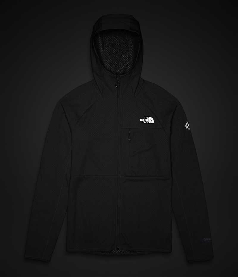 Men's The North Face Summit Series FUTUREFLEECE™ Full-Zip Hoodie Fleece Jacket Black | CANADA PSBHQR