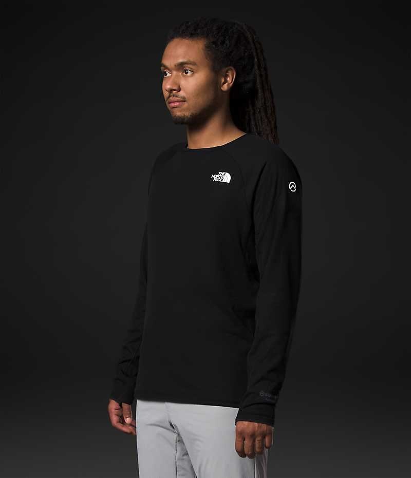 Men's The North Face Summit Series FUTUREFLEECE™ Crew Pullover Black | TORONTO BJWUFN