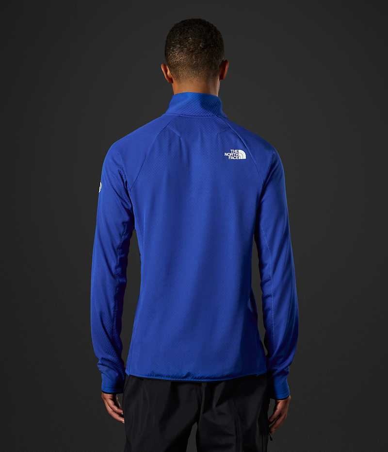 Men's The North Face Summit Series FUTUREFLEECE™ LT ½-Zip Pullover Blue | CANADA WVAFJG