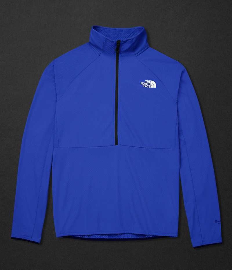 Men's The North Face Summit Series FUTUREFLEECE™ LT ½-Zip Pullover Blue | CANADA WVAFJG