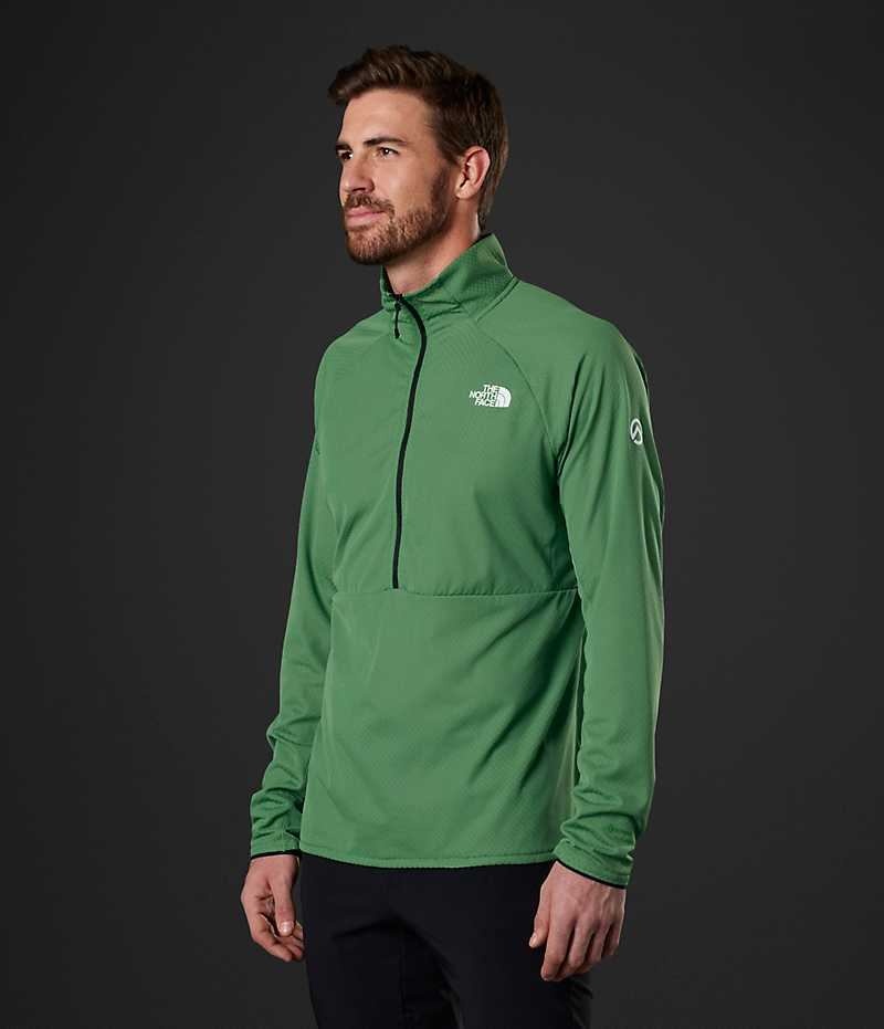 Men's The North Face Summit Series FUTUREFLEECE™ LT ½-Zip Pullover Green | TORONTO MURLCS