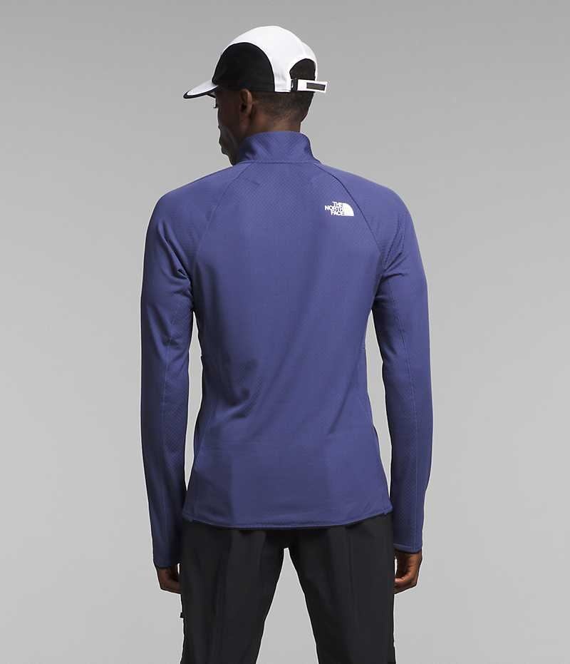 Men's The North Face Summit Series FUTUREFLEECE™ LT ½-Zip Pullover Blue | OTTAWA ADNBTM