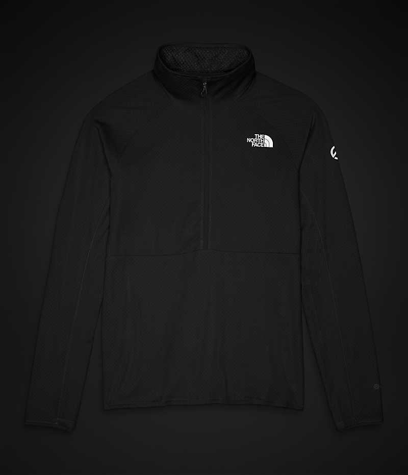 Men's The North Face Summit Series FUTUREFLEECE™ LT ½-Zip Pullover Black | CANADA OHTMFL