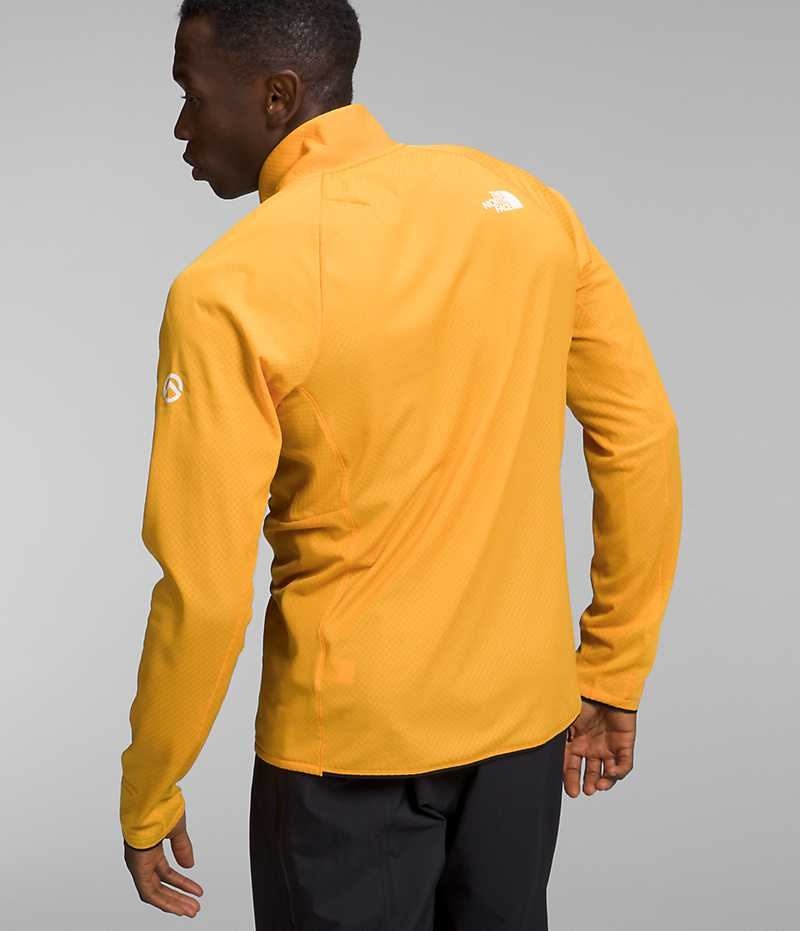 Men's The North Face Summit Series FUTUREFLEECE™ LT ½-Zip Pullover Gold | TORONTO WJVEDQ