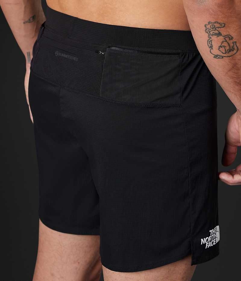 Men's The North Face Summit Series Pacesetter Run Brief Shorts Black | OTTAWA IZNOEQ