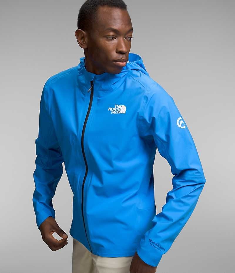 Men's The North Face Summit Series Superior FUTURELIGHT™ Rain Jacket Blue | CANADA FYXNSU