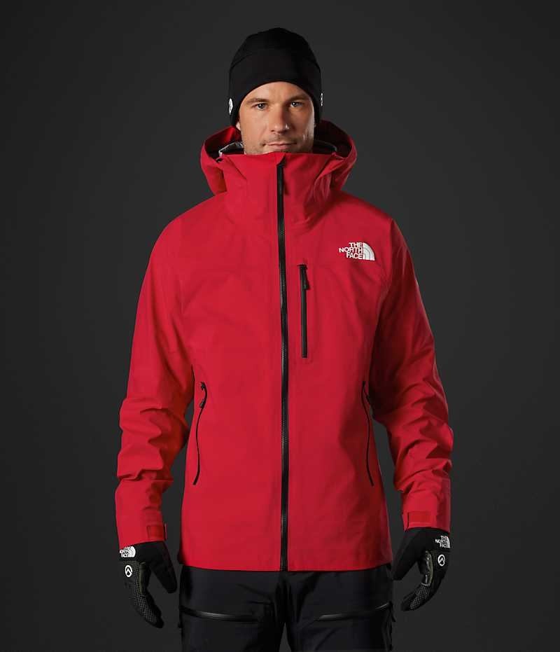 Men\'s The North Face Summit Series Torre Egger FUTURELIGHT™ Rain Jacket Red | TORONTO DRJSFH