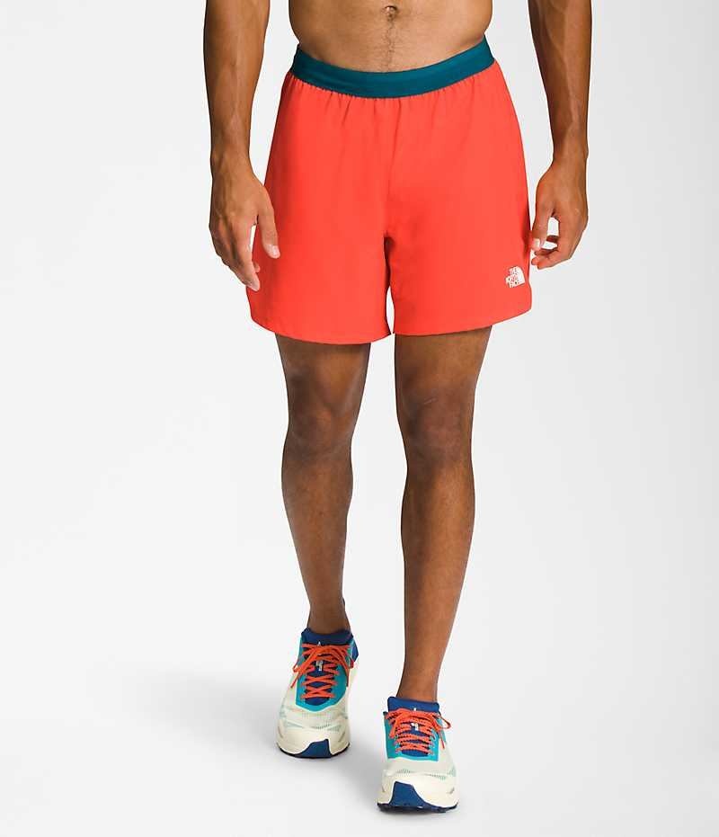 Men\'s The North Face Sunriser 2-in-1 Shorts Coral | CANADA PRNAZB