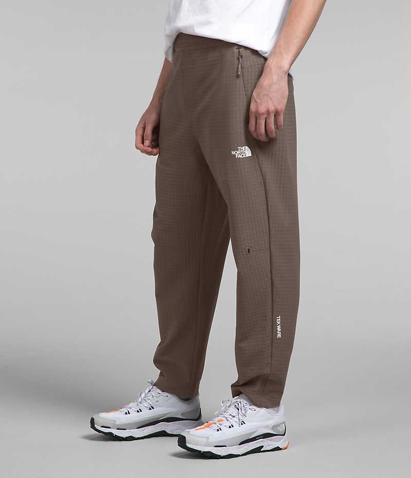 Men's The North Face Tekware™ Grid Fleece Pants Brown | TORONTO JWXLKS