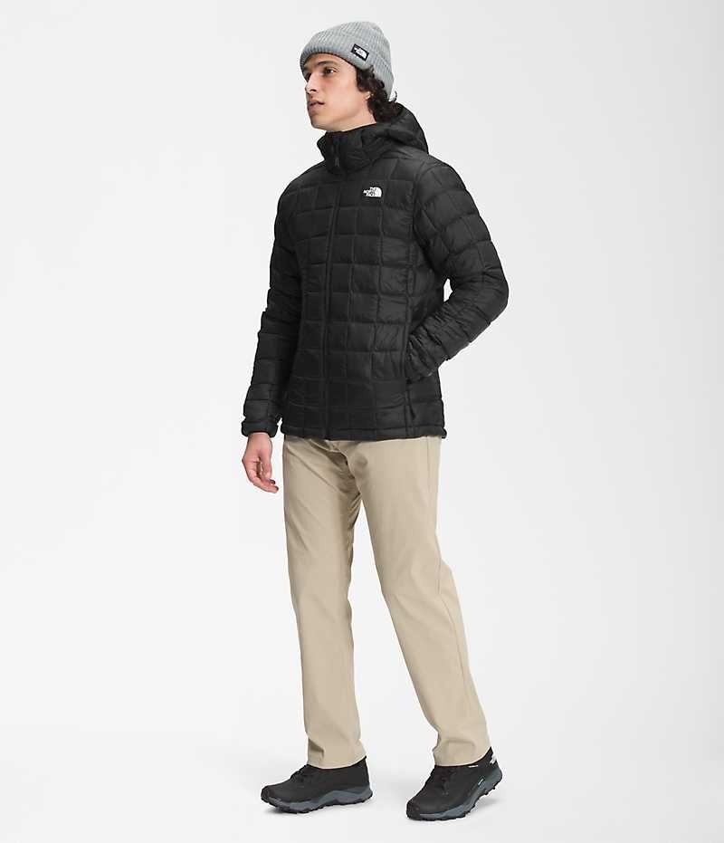 Men's The North Face ThermoBall™ Eco Hoodie 2.0 Down Jacket Black | CANADA ZPCUJM