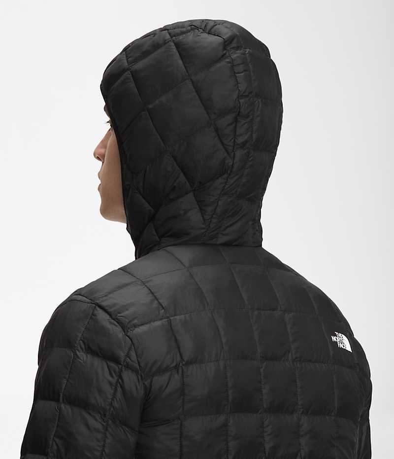 Men's The North Face ThermoBall™ Eco Hoodie 2.0 Down Jacket Black | CANADA ZPCUJM