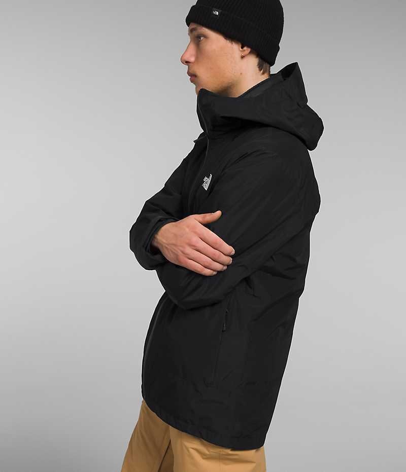 Men's The North Face ThermoBall™ Eco Snow Triclimate® Hooded Jacket Black | OTTAWA LYMSGH