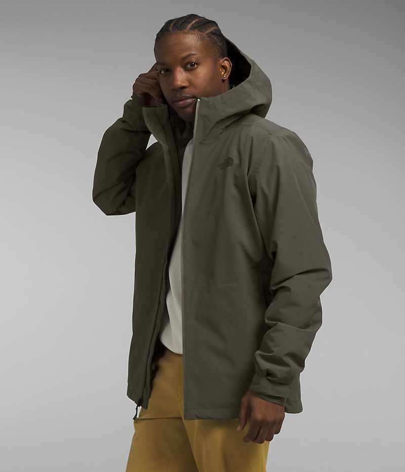 Men's The North Face ThermoBall™ Eco Triclimate® Insulated Jacket Olive | CANADA CVTYEX