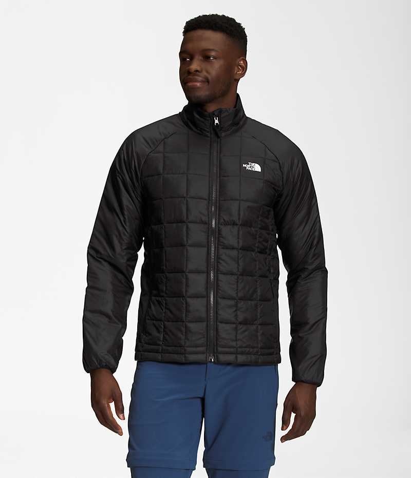 Men's The North Face ThermoBall™ Eco Triclimate® Insulated Jacket Black | CANADA ZVQBYO