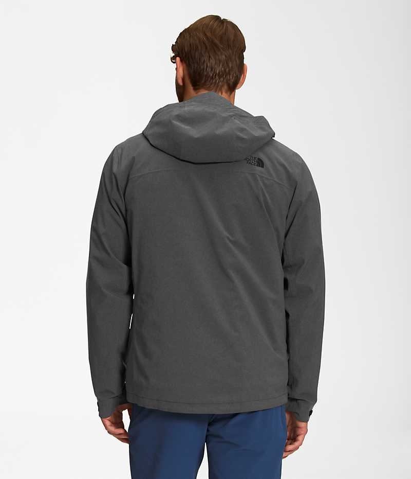 Men's The North Face ThermoBall™ Eco Triclimate® Insulated Jacket Dark Grey | TORONTO HELOPW