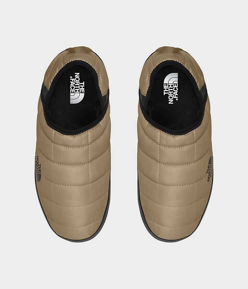 Men's The North Face ThermoBall™ Traction V Mules Khaki | CANADA GDFIYJ