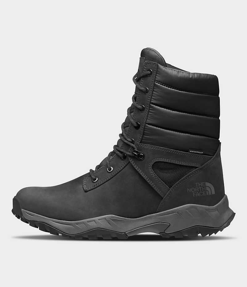 Men\'s The North Face ThermoBall™ Zip-Up Winter Boots Black | CANADA VXQHKL