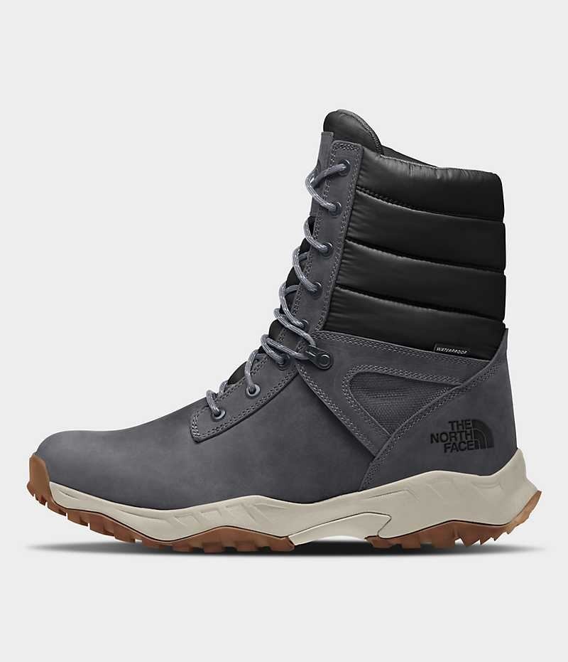 Men\'s The North Face ThermoBall™ Zip-Up Winter Boots Grey | TORONTO LHFKZN