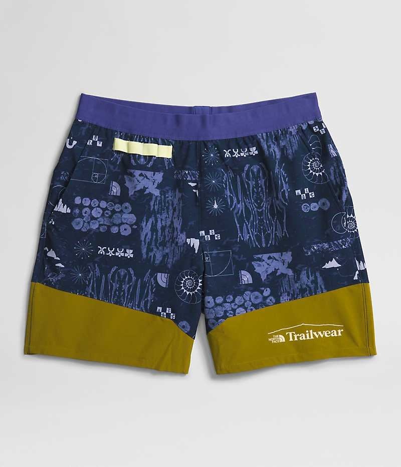 Men's The North Face Trailwear OKT Trail Shorts Navy | CANADA BKLMVX