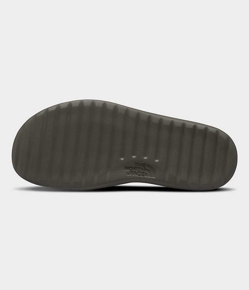 Men's The North Face Triarch Slides Olive | OTTAWA MJCVWZ