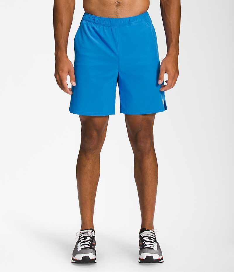 Men\'s The North Face Wander Shorts Blue | TORONTO TKDZQV