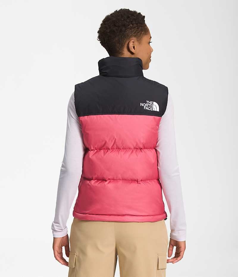 Women's The North Face 1996 Retro Nuptse Down Vest Pink | OTTAWA OLDQGZ