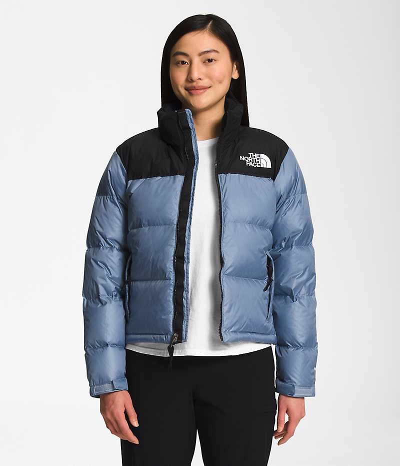 Women\'s The North Face 1996 Retro Nuptse Down Jacket Blue | TORONTO MLROFC