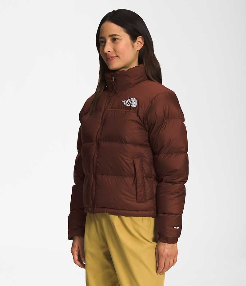 Women's The North Face 1996 Retro Nuptse Down Jacket Burgundy | OTTAWA KTRHAX