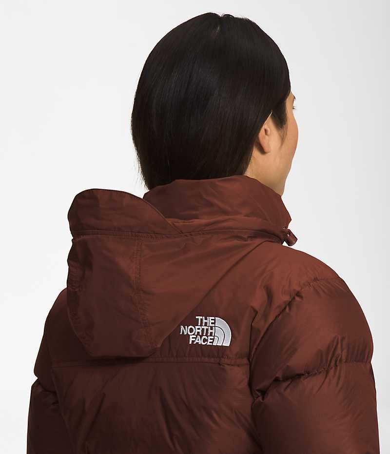 Women's The North Face 1996 Retro Nuptse Down Jacket Burgundy | OTTAWA KTRHAX