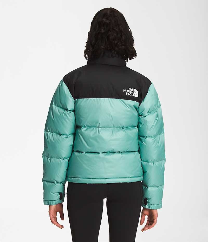 Women's The North Face 1996 Retro Nuptse Down Jacket Turquoise | CANADA NGVJFT