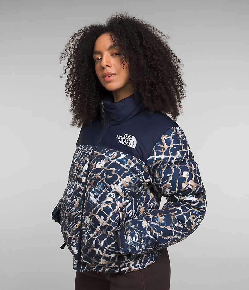 Women's The North Face 1996 Retro Nuptse Down Jacket Navy | OTTAWA KRJVHX