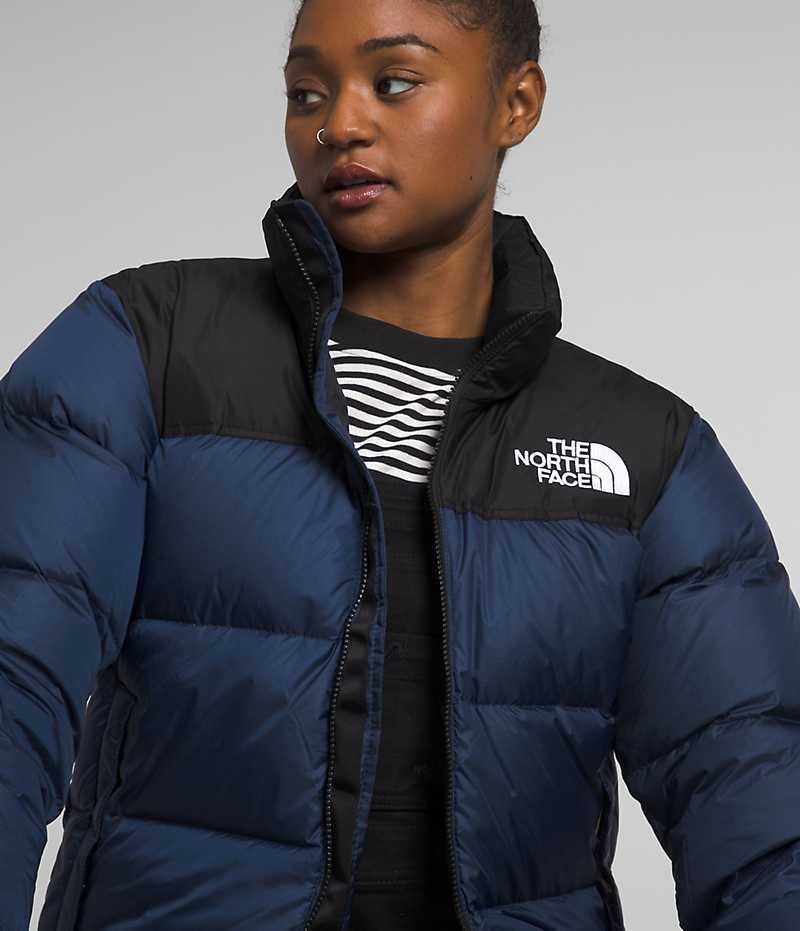 Women's The North Face 1996 Retro Nuptse Down Jacket Navy / Black | CANADA ITWJFY