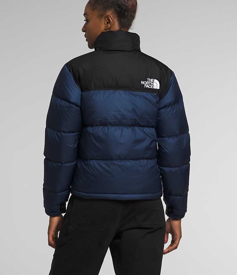 Women's The North Face 1996 Retro Nuptse Down Jacket Navy / Black | CANADA ITWJFY