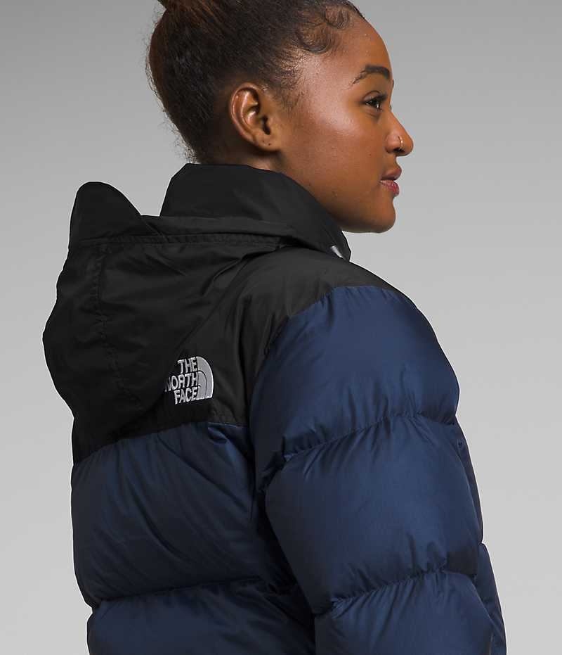 Women's The North Face 1996 Retro Nuptse Down Jacket Navy / Black | CANADA ITWJFY