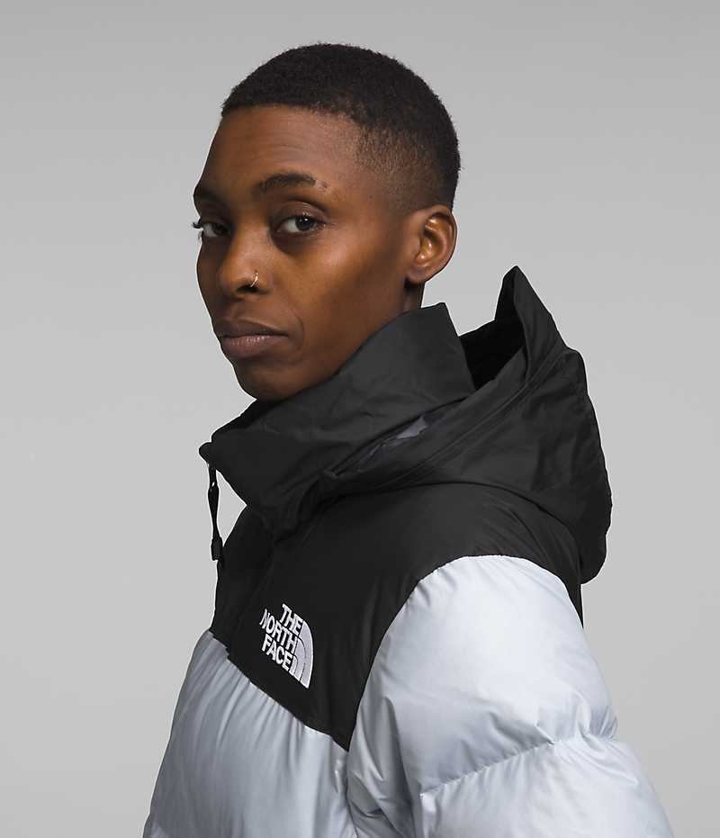 Women's The North Face 1996 Retro Nuptse Down Jacket Black / White | TORONTO UINLTO