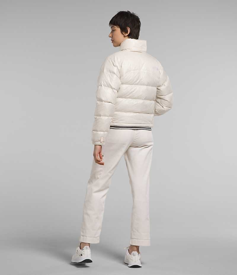 Women's The North Face 2000 Retro Nuptse Down Jacket White | OTTAWA ZKJLQN