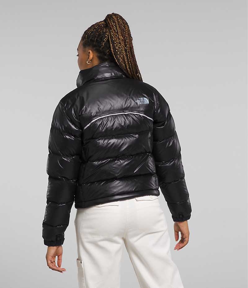 Women's The North Face 2000 Retro Nuptse Down Jacket Black | CANADA IYHBOC