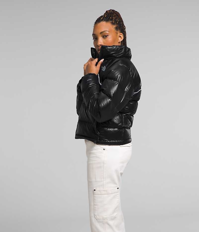 Women's The North Face 2000 Retro Nuptse Down Jacket Black | CANADA IYHBOC