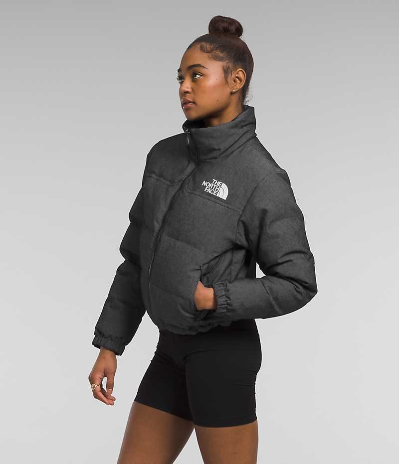 Women's The North Face ’92 Reversible Nuptse Down Jacket Black | CANADA ROUKNZ