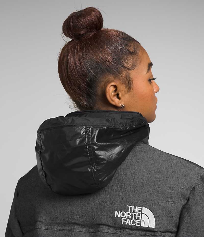 Women's The North Face ’92 Reversible Nuptse Down Jacket Black | CANADA ROUKNZ