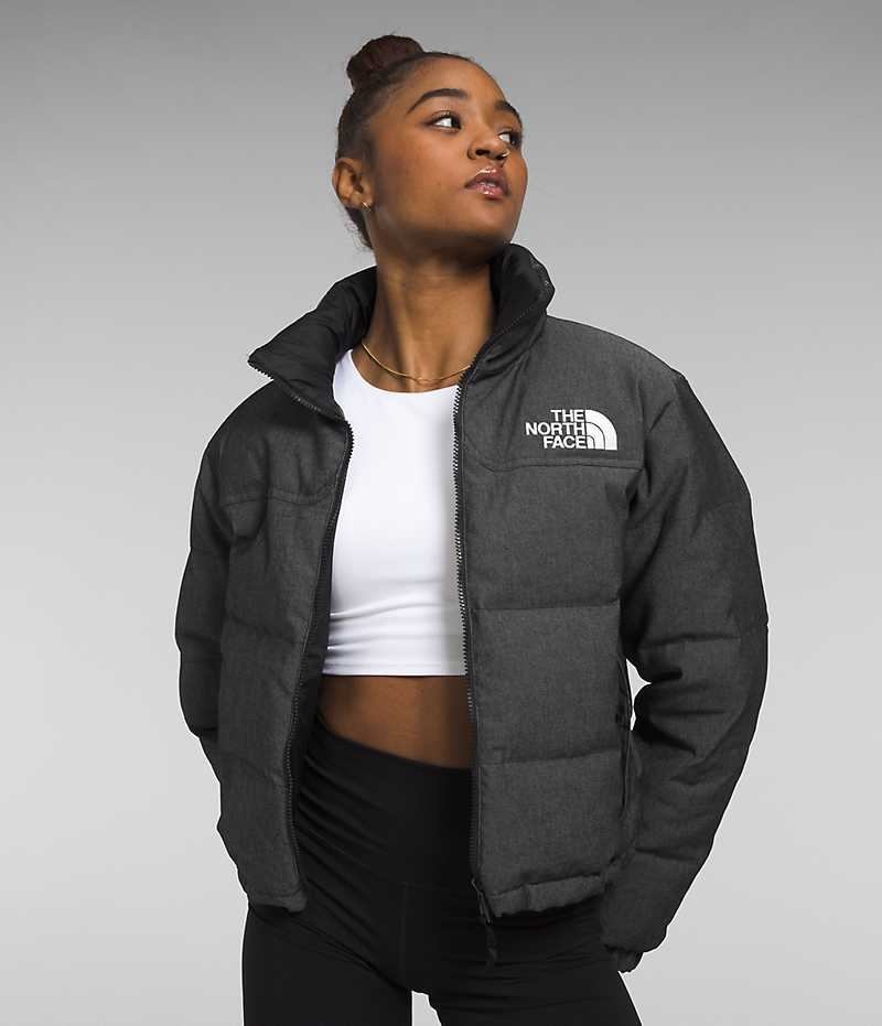 Women\'s The North Face ’92 Reversible Nuptse Down Jacket Black | CANADA ROUKNZ