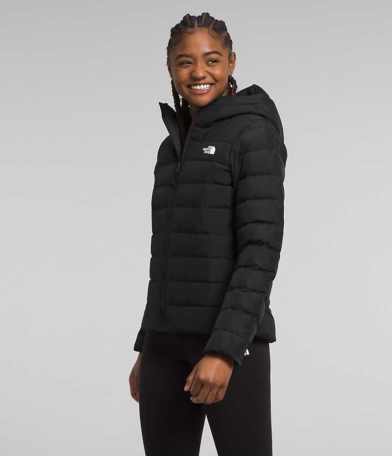 Women's The North Face Aconcagua 3 Hoodie Down Jacket Black | CANADA XRIJEQ