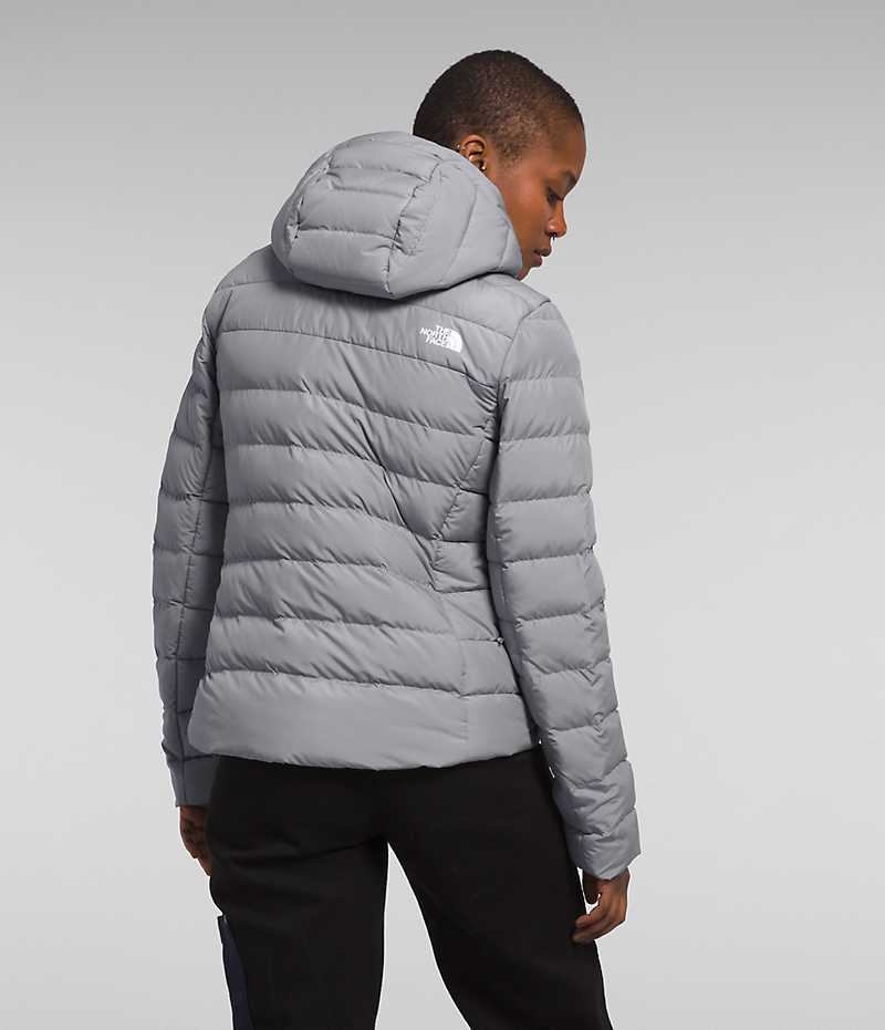 Women's The North Face Aconcagua 3 Hoodie Down Jacket Grey | OTTAWA OYMBCV