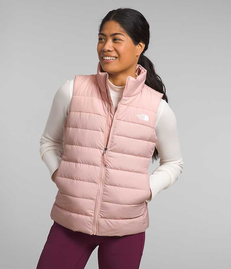 Women\'s The North Face Aconcagua 3 Vest Pink | CANADA CAURDX