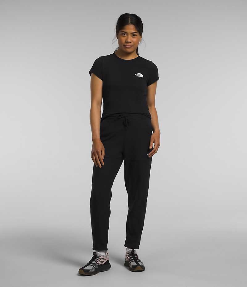 Women's The North Face Alpine Polartec® 100 Fleece Pants Black | TORONTO BRSQPL