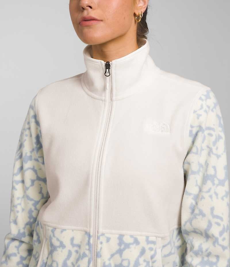 Women's The North Face Alpine Polartec® 100 Fleece Jacket White | TORONTO SLDPKM