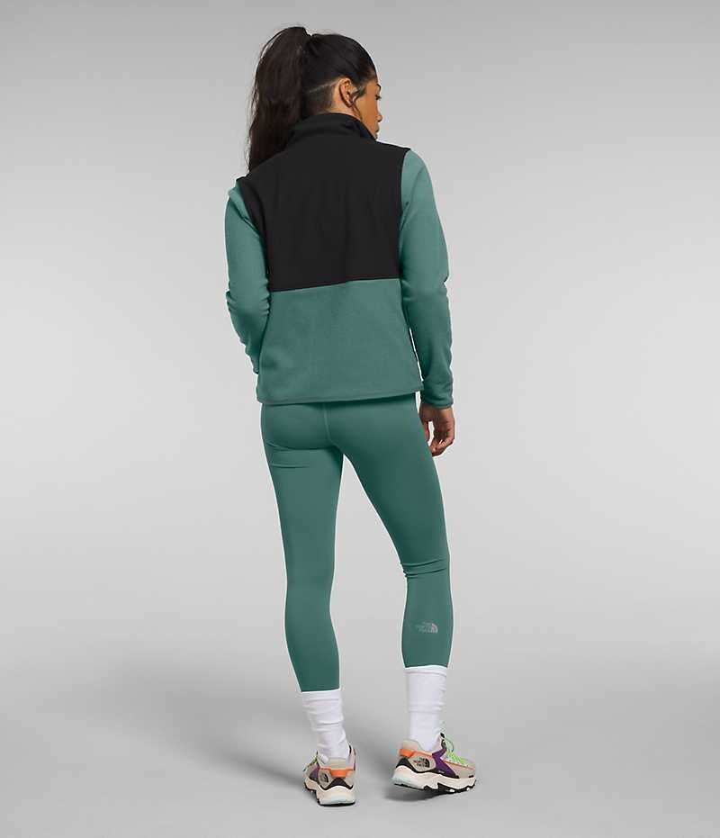 Women's The North Face Alpine Polartec® 100 Fleece Jacket Green | TORONTO GVRZQA