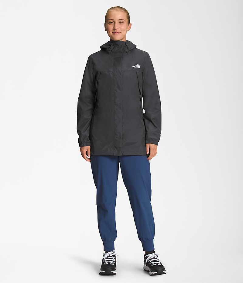 Women\'s The North Face Antora Parka Black | CANADA QZFNPA