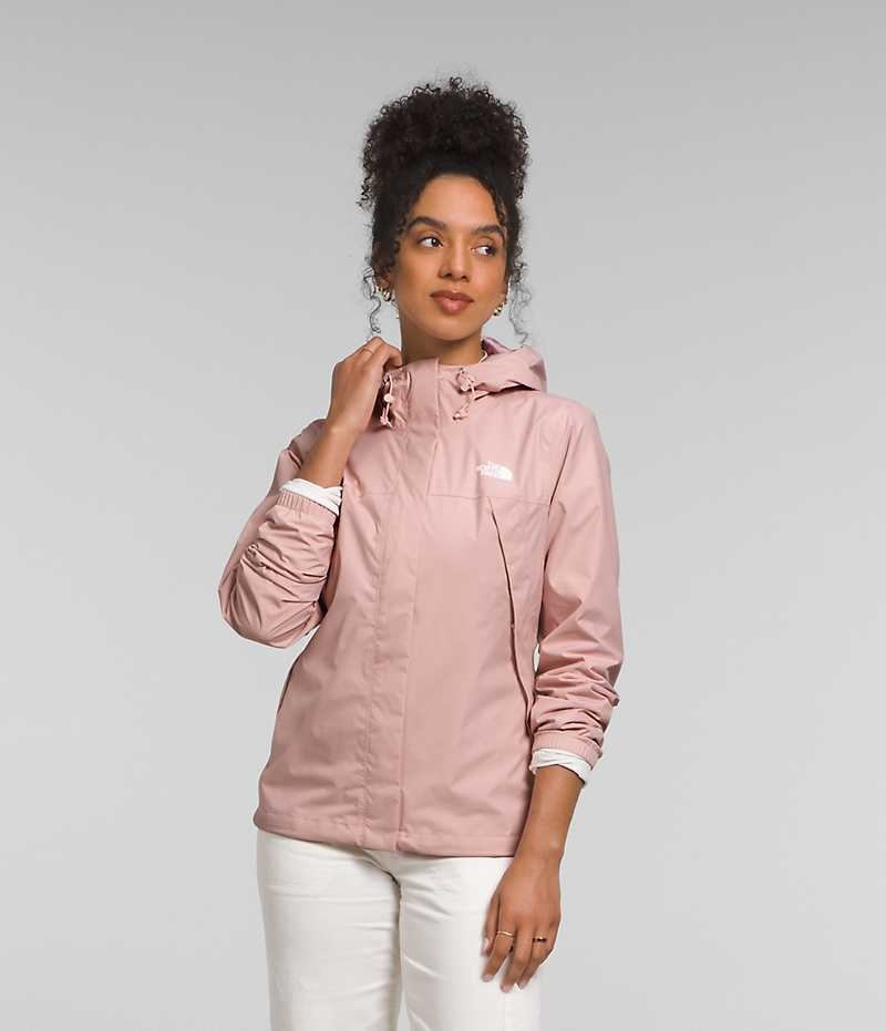 Women\'s The North Face Antora Rain Jacket Pink | CANADA UDHAVB