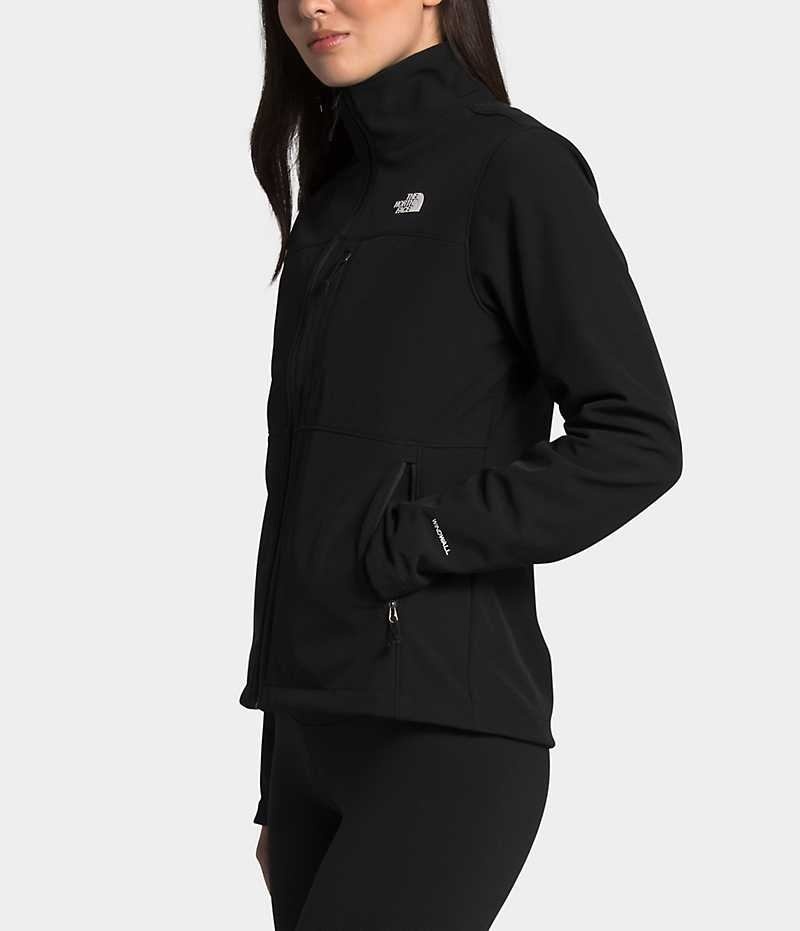 Women's The North Face Apex Bionic Softshell Jacket Black | OTTAWA MYUPKX